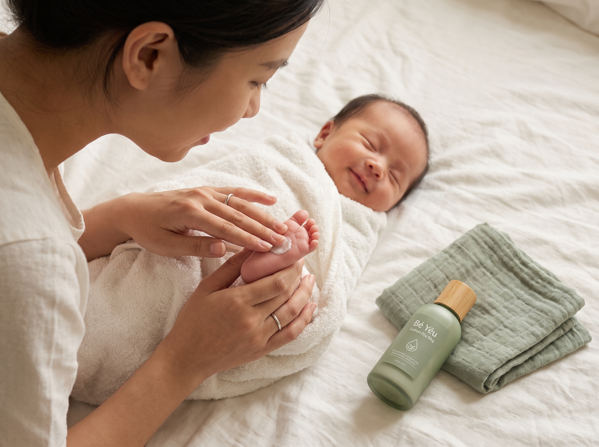 Trẻ Sơ Sinh Bị Rôm Sảy Nên Tắm Lá Gì? Lưu Ý An Toàn